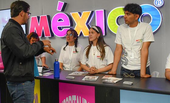 Сотрудники туристических информационных киосков México ContiGO прошли специализированное обучение по вопросам торговли людьми, киберпреступности и употребления психоактивных веществ.